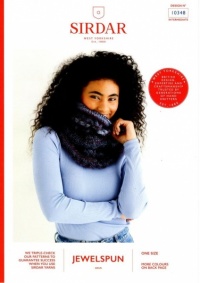 Knitting Pattern - Sirdar 10294 - Jewelspun Aran - Cowl